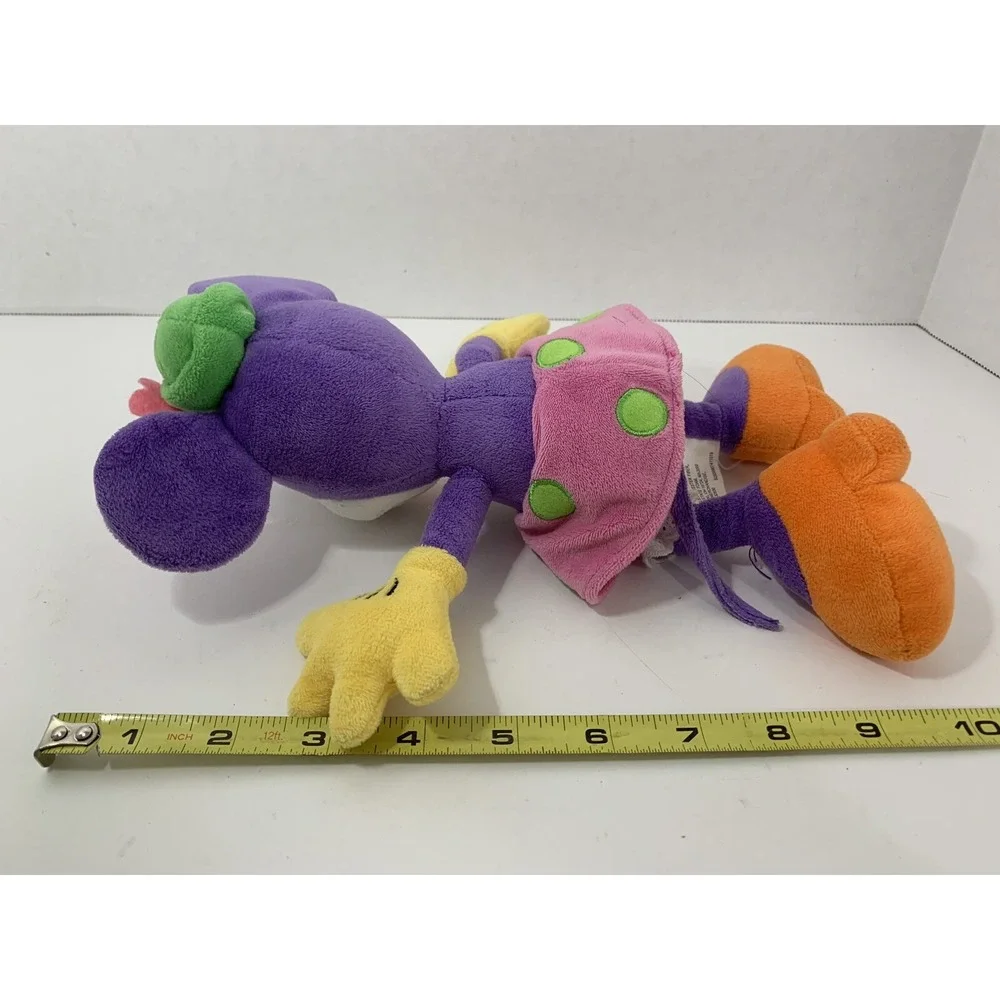 Disneyland Walt Disney World plush‎ rainbow Minnie Mouse purple pink orange